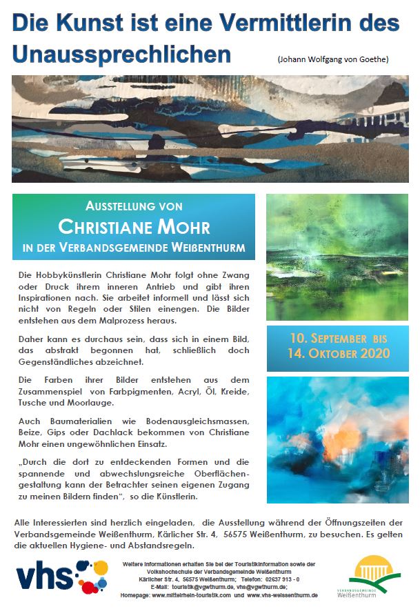 Ausstellung Christiane Mohr