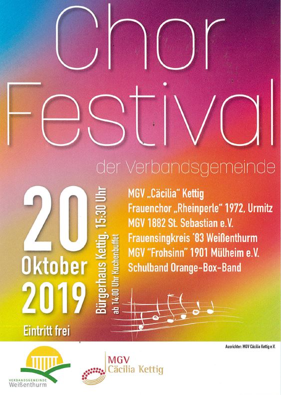 Chorfestival der Verbandsgemeinde